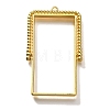 Alloy Open Back Bezel Pendants PALLOY-I223-07LG-1