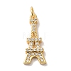 Brass Cubic Zirconia Pendants LS-KK-M278-15G-1