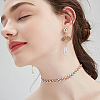 20Pcs Brass Stud Earring Findings KK-HY0001-13-7
