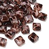 Opaque Acrylic Imitation Leopard Print Beads X-OACR-B052-03-1