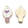 Alloy Enamel Pendants FIND-N048-021B-1