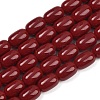 Opaque Glass Beads Strands X-GLAA-Z015-02G-1