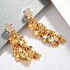 Brass Pave Cubic Zirconia Stud Earrings for Women FS-WG60684-01-1