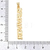 Brass Pendants KK-C162-054A-04G-3