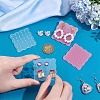 30Pcs 2 Colors Acrylic Earring Display Board EDIS-PH0001-95-3
