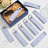 30Pcs Non-Woven Fabric Keychains KEYC-SP0001-64B-4