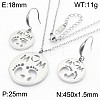 Mother's Day 304 Stainless Steel Jewelry Sets WGD8F21-04-1