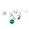 Glass Teardrop Hanging Suncatchers HJEW-TA00413-01-3