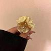 Zinc Alloy Rhinestone Cuff Open Rings for Women MI0617-5-1