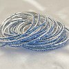 Brass Rhinestone Tennis Bracelets WG6EB7A-12-1