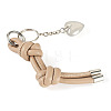 Heart Imitation Leather Keychains KEYC-TAC00084-2