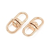 Alloy Double Eye Swivel Clasps FIND-C091-01G-2