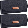 Nylon & Felt Storage Pouch Bag Protective Case ABAG-WH0042-04-1