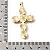 Brass Glass Pendants KK-Z155-09G-02-4