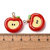 Opaque Resin Pendants RESI-I337-05P-A01-3