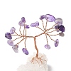 Natural Amethyst Chips Tree of Life Decorations DJEW-P022-01B-01-2