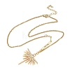 304 Stainless Steel Micro Pave Clear Cubic Zirconia Pendant Necklaces for Women LS-NJEW-Z103-01G-06-4