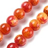 Natural Multi-Color Agate Beads Strands G-A261-B03-14mm-2