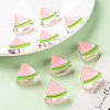 Transparent Enamel Acrylic Beads TACR-S155-001E-6