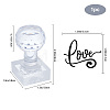 Clear Acrylic Soap Stamps DIY-WH0445-006-4