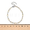 2Pcs 2 Colors 304 Stainless Steel Figaro Chains Bracelet Sets BJEW-JB14356-01-5