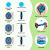 56Pcs 4 Styles Silicone Beads FIND-TA0010-75E-4