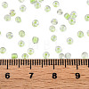 Glow in the Dark Luminous Transparent 8/0 Glass Seed Beads SEED-YWC0001-01I-4