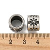 316 Surgical Stainless Steel Large Hole Beads STAS-Q326-09AS-05-2