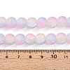 Crackle Glass Beads Strands GLAA-N009-10mm-04-4