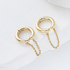 304 Stainless Steel Cuff Earrings RC5988-3