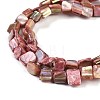 Dyed Natural Freshwater Shell Beads Strands SHEL-P016-01G-3