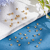 60Pcs Brass Crimp Beads KK-ME0004-72-4