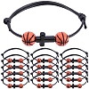 30Pcs Sports Theme Acrylic Beads Braided Bead Bracelets BJEW-BM00010-1