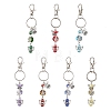 7 Pcs Acrylic with Glass Keychains KEYC-JKC00915-1