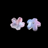 Electroplate Transparent Glass Beads PW-WG44A55-03-2