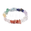 9Pcs 9 Styles Natural Mixed Gemstone Chips Stretch Bracelets Set BJEW-JB11061-4