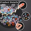 120Pcs Mixed Styles Glass Beads GLAA-PA0001-88-6