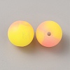 Luminous Round Food Grade Silicone Beads SIL-TAC0007-04J-2