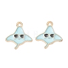 Alloy Enamel Pendants AL-CBAE435-17G-05-1