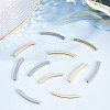 20Pcs 2 Colors 304 Stainless Steel Tube Beads STAS-SC0004-16-4