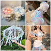 5 Yards Polyester Ruffled Ribbon OCOR-TA0004-06E-8