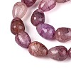 Baking Paint Crackle Glass Beads Strands DGLA-N019-03A-11-3