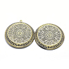 Brass Locket Pendants X-KK-F717-21AB-NR-4