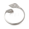 304 Stainless Steel Open Cuff Rings RJEW-K262-01B-P-3