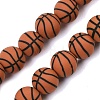 Handmade Polymer Clay Beads Strands PY-CBAEC33-01K-1
