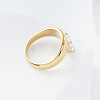304 Stainless Steel Glass Finger Rings LS-MD8256-3-3