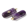 Natural Amethyst Pendants G-H328-02G-A05-2