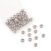 50Pcs 304 Stainless Steel Beads STAS-CJ0001-202-2