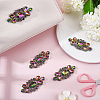 6Pcs Glass Rhinestone DIY-WR0001-11A-4