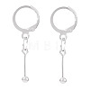Brass Leverback Earring Findings EJEW-TAC00032-1